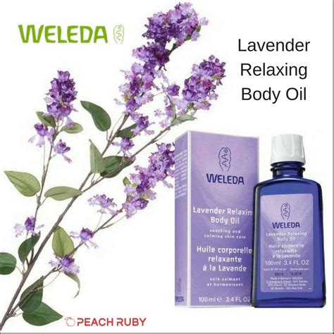 weleda relaxing body oil lavender 3 4 fl oz body oil body massage