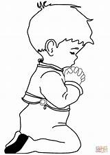 Praying Coloring Boy Orando Little Pages Drawing Person Para Printable Niño Niños Kids Imagen Girl Lying Colorear Imágenes Dibujo Imagenes sketch template