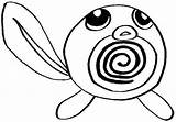 Coloring Pokemon Poliwag Poliwhirl Drawings Previous sketch template