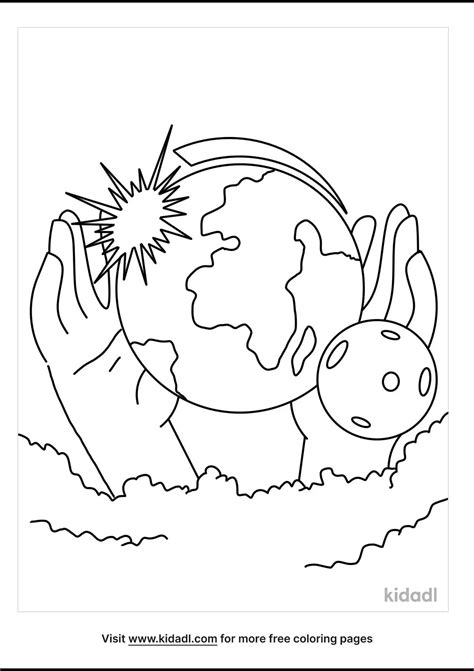 god created  heavens   earth coloring page coloring