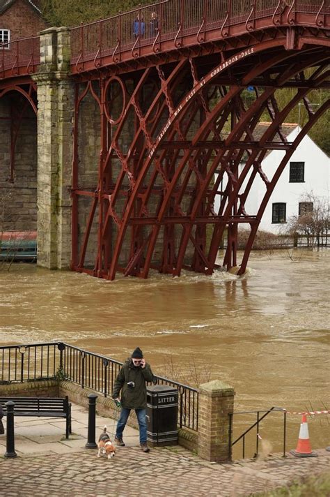 shropshire flooding ironbridge residents evacuated by police as