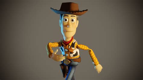 3d model woody animation cgtrader