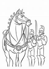 Maximus Guards Tangled Rapunzel Putri Mewarnai Colorir Kumpulan sketch template