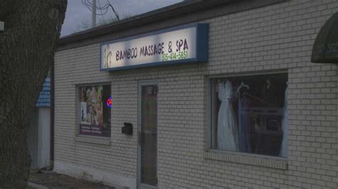 exclusive officials believe women were living inside massage parlor