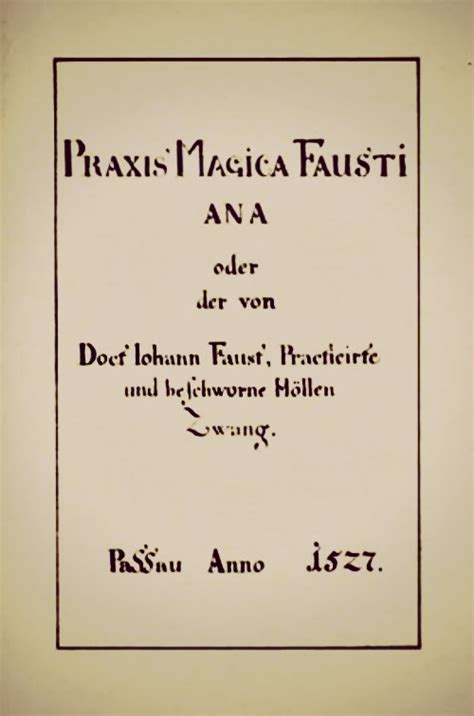 starrywisdomsectthe praxis magica faustian anonymous work attributed dr johann faust