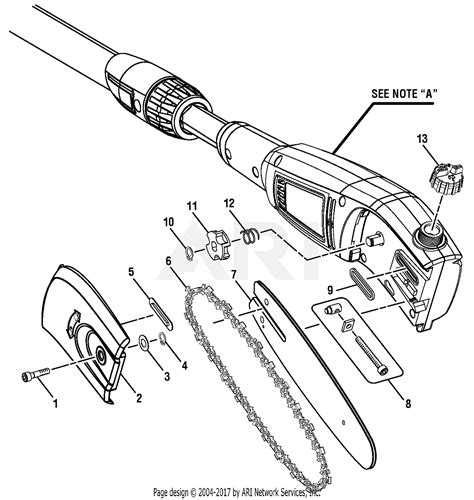 homelite ry electric pole  parts diagram  general assembly