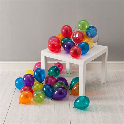 pack   jewel rainbow mini balloons  bubblegum balloons notonthehighstreetcom