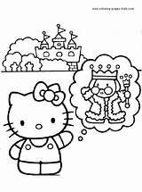 Coloring Pages Kitty Hello sketch template