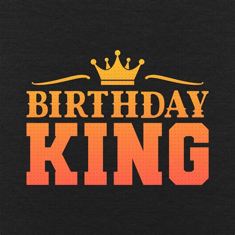 birthday king svg png eps  files king birthday svg king etsy