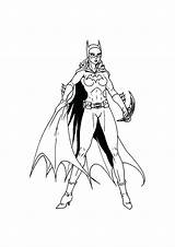 Batgirl Coloring Pages Kids Weapon Throw Ready Her Color Colorear Print Getcolorings Printable sketch template