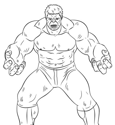 hulk fighting abomination page coloring pages