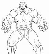 Hulk Coloringonly sketch template