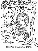 Eve Adam Coloring Pages Printable Creation Drawing Draw Gods Getdrawings God Getcolorings Color Print Colorings sketch template