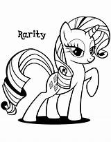 Pony Little Rarity Pages Colouring Friendship Magic Fanpop Coloring Coloriage Mlp Printable Kids Sheets sketch template