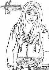 Montana Hannah Kleurplaten sketch template
