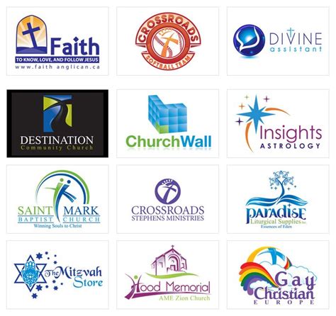 custom logo design  logoprodesign church  religious logo design
