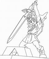 Zelda Justcolor Revali sketch template