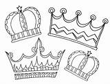 Crowns Doodles Stevie sketch template
