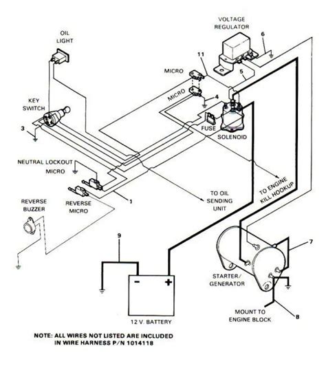 gas club car wiring diagram  gas golf carts electric golf cart golf carts