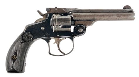 lot antique smith wesson  sw double action  model top break revolver