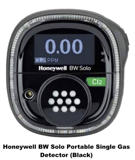 honeywell bw solo portable single gas detector black