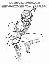 Coloring Spiderman Pages Spider Amazing Man Visit Disney sketch template