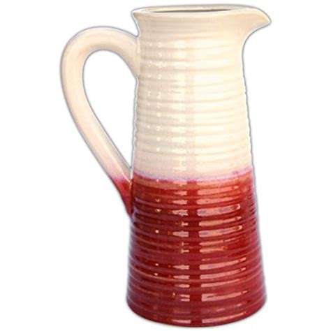 mayrich  decorative pitcher  gradient colors beigered learn   visiting