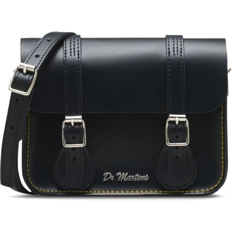 dr martens  leather satchel bag real leather handbags navy handbag leather satchel handbags
