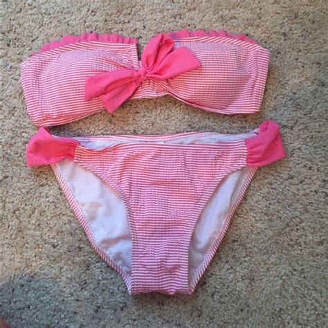 lauren james seersucker bathing suit lauren james pink seersucker bathing suit super cute