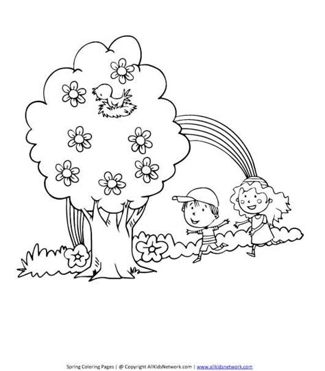 spring season coloring page baby coloring pages spring coloring pages