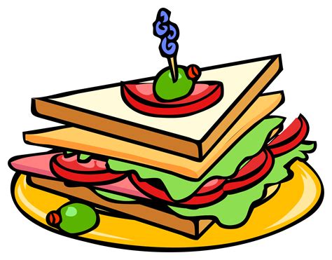 Sub Sandwich Cartoon Clipart Best