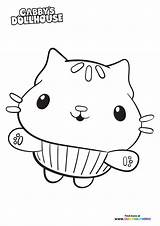 Cakey Gaby Gabys Mercat Pandy Paws Cartoons Cats sketch template