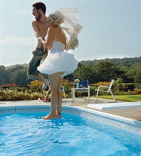 Definitely Doing This Pool Wedding Poolside Long Island Wedding