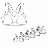 Drawing Fitness Bra Sports Technical Salvo Getdrawings Para sketch template