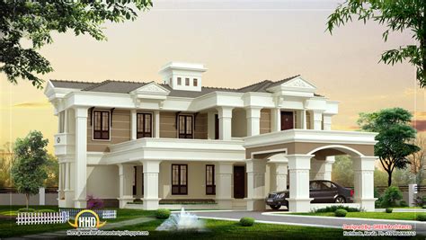 beautiful luxury villa design  sq ft kerala home design