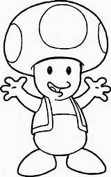 Toad Getcolorings Colouring sketch template