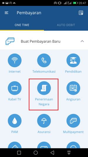 bayar pajak lewat internet banking mandiri bisnis