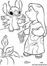 Stitch Lilo Coloring Pages Getdrawings sketch template