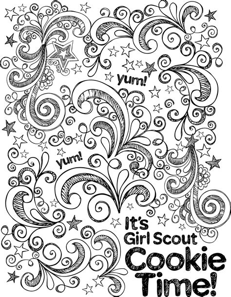 abc cookie coloring page girl scout cookie sales girl scout cookies