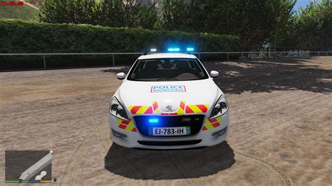 Peugeot 508 French Police Municipale [nonels Els] Gta 5 Mods