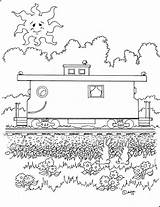 Coloring Caboose Kids Print Kid Pages Charley Adron Mr Cheerful sketch template
