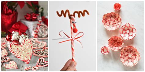 25 candy cane crafts diy decorations with candy canes