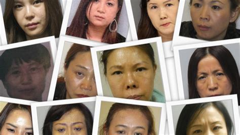 Mugshots 12 Massage Parlor Workers Charged With Prostitution Across