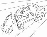 Metagross Pokemon Coloring Pages sketch template