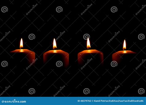 candles stock photo image  forest light colourful