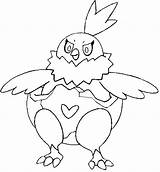 Vullaby Coloriages Colorir Pokémon Morningkids sketch template