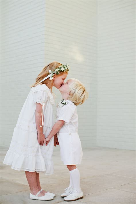 flower girl  ring bearer kiss elizabeth anne designs  wedding blog