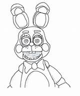 Bonnie Coloring Fnaf Toy Pages Freddy Chica Mangle Springtrap Fazbear Para Nights Colorear Five Dibujos Bunny Krueger Drawing Color Freddys sketch template