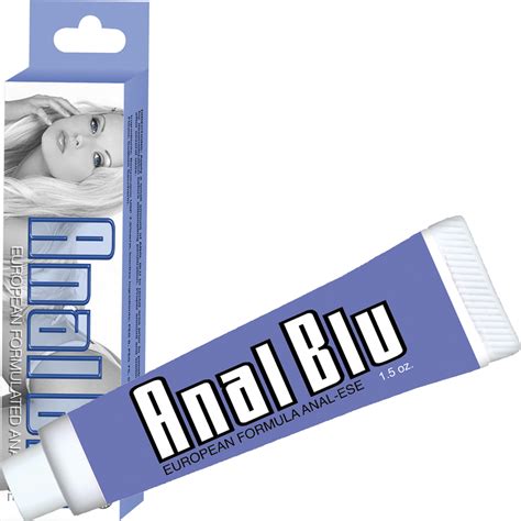 anal blu numbing lubricant european formulated anal ese rectal