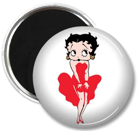 betty boop all in red fridge magnets ts hostess t etsy